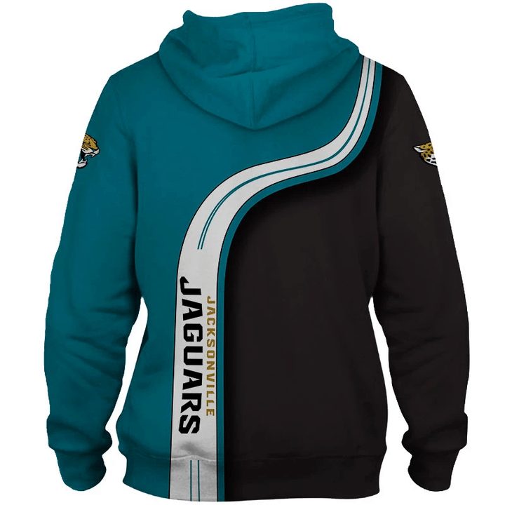NFL Jacksonville Jaguars Teal Black Pullover Hoodie V4 NFL Jacksonville Jaguars Teal Black Pullover Hoodie V4