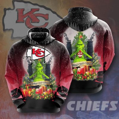NFL Kansas City Chiefs The Grinch Christmas Pullover Hoodie