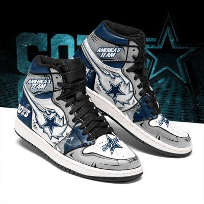 NFL Dallas Cowboys American Team Air Jordan 1 High Sneakers