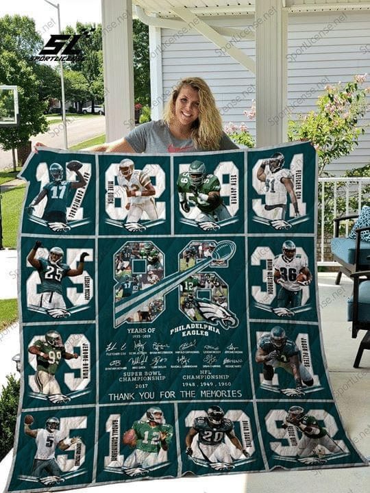NFL Philadelphia Eagles Legends Quilt Blanket V2 NFL Philadelphia Eagles Legends Quilt Blanket V2
