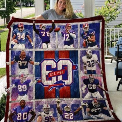 NFL Buffalo Bills Legends Quilt Blanket V3
