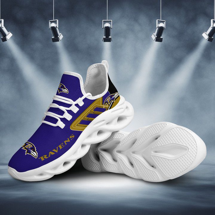 NFL Baltimore Ravens Purple Gold Max Soul Shoes V2 NFL Baltimore Ravens Purple Gold Max Soul Shoes V2
