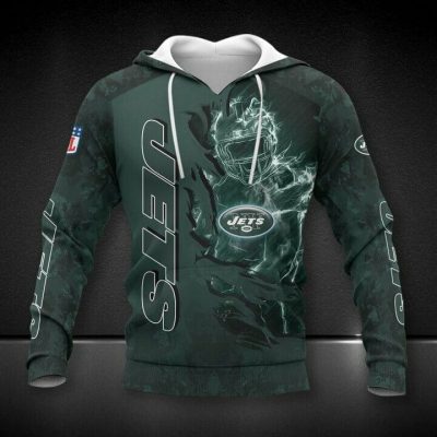 NFL New York Jets Green Pullover Hoodie