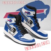 NFL Buffalo Bills Jack Skellington Air Jordan 1 High Sneakers