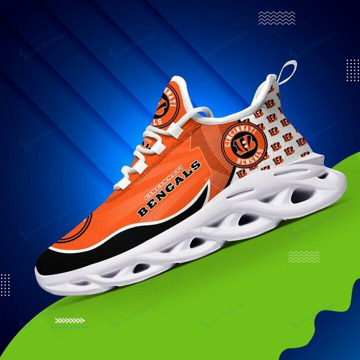 NFL Cincinnati Bengals Orange Max Soul Shoes NFL Cincinnati Bengals Orange Max Soul Shoes