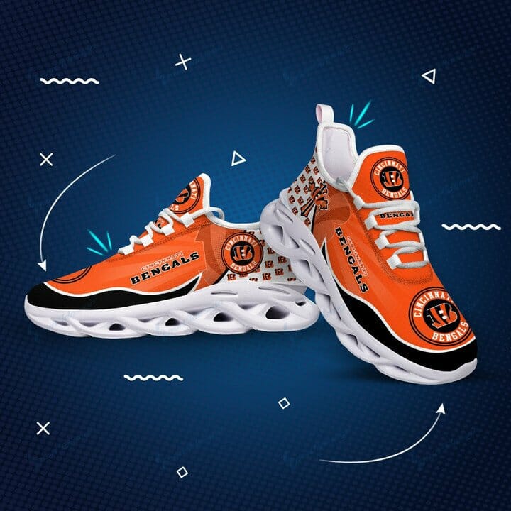 NFL Cincinnati Bengals Orange Max Soul Shoes NFL Cincinnati Bengals Orange Max Soul Shoes