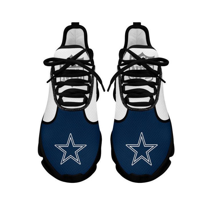 NFL Dallas Cowboys Blue White Stripes Logo Sneakers Max Soul Shoes NFL Dallas Cowboys Blue White Stripes Logo Sneakers Max Soul Shoes