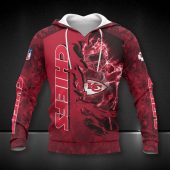 NFL Kansas City Chiefs Red Camo Pullover Hoodie
