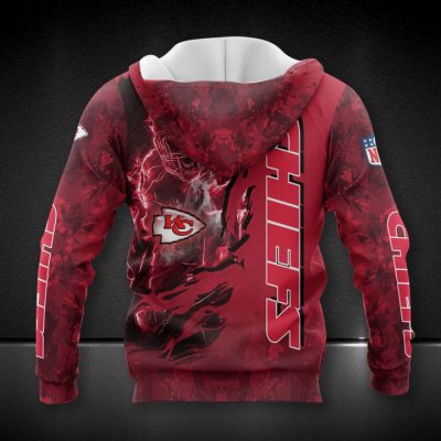 NFL Kansas City Chiefs Red Camo Pullover Hoodie