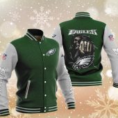 NFL Philadelphia Eagles Green Skull Hawaiian Shirt