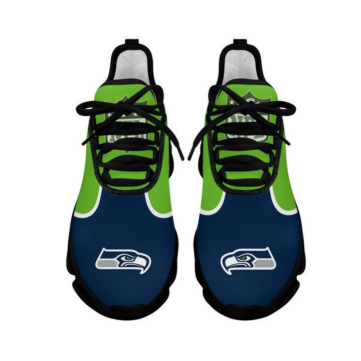 NFL Seattle Seahawks Navy Green Max Soul Shoes NFL Seattle Seahawks Navy Green Max Soul Shoes
