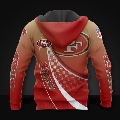 NFL San Francisco 49ers Free Style Design Pullover Hoodie