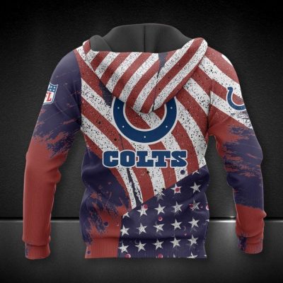 NFL Indianapolis Colts America Flag Pullover Hoodie