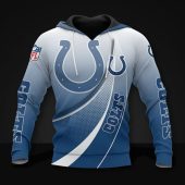 NFL Indianapolis Colts Light Blue Pullover Hoodie