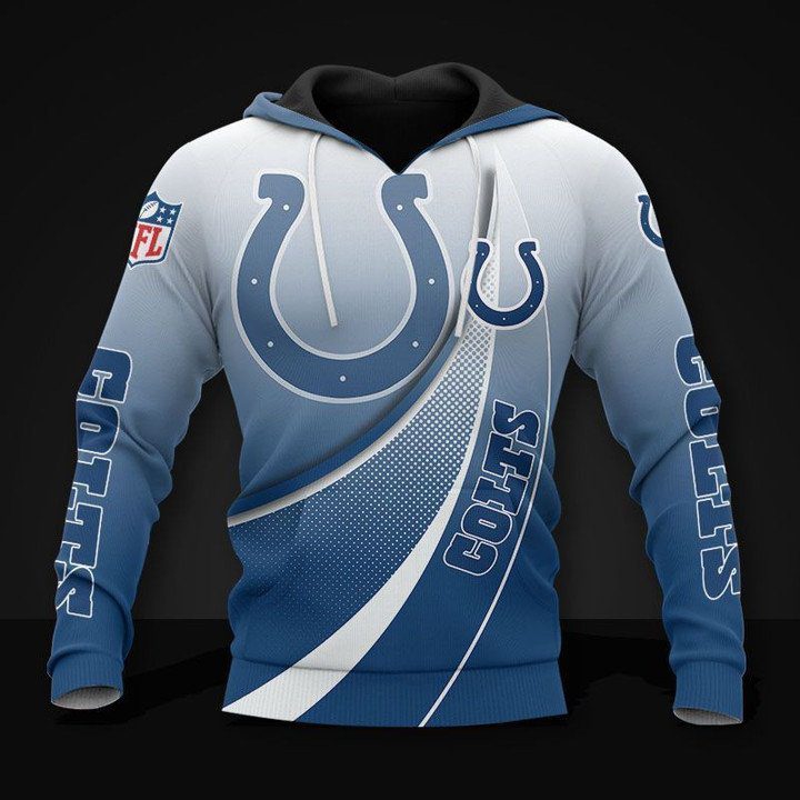 NFL Indianapolis Colts Light Blue Pullover Hoodie NFL Indianapolis Colts Light Blue Pullover Hoodie