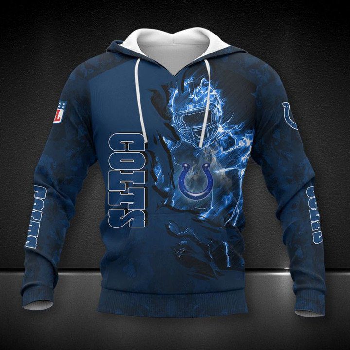NFL Indianapolis Colts Blue Pullover Hoodie V2 NFL Indianapolis Colts Blue Pullover Hoodie V2