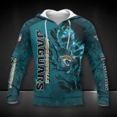 NFL Jacksonville Jaguars Teal Pullover Hoodie