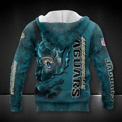 NFL Jacksonville Jaguars Teal Pullover Hoodie