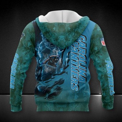 NFL Carolina Panthers Blue Camo Pullover Hoodie