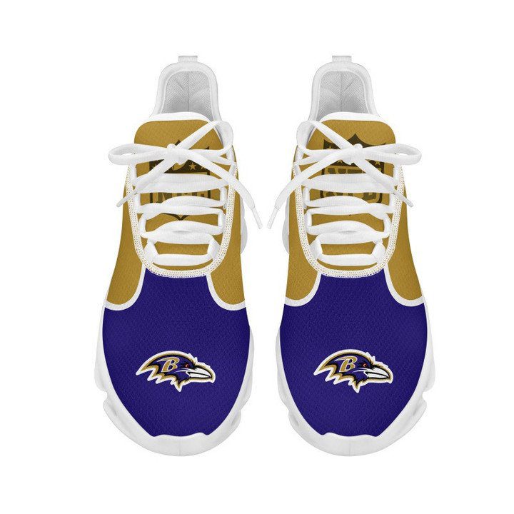 NFL Baltimore Ravens Purple Gold Max Soul Shoes NFL Baltimore Ravens Purple Gold Max Soul Shoes