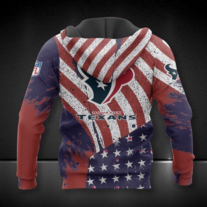 NFL Houston Texans American Flag Pullover Hoodie NFL Houston Texans American Flag Pullover Hoodie