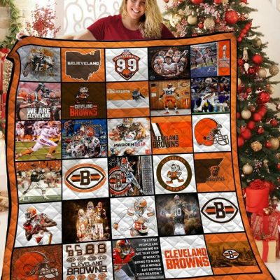 NFL Cleveland Browns Legends Quilt Blanket