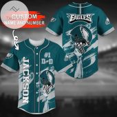 NFL Philadelphia Eagles Custom Name Number Helmet Baseball Jersey
