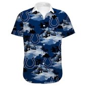 NFL Indianapolis Colts Royal Blue Hawaiian Shirt
