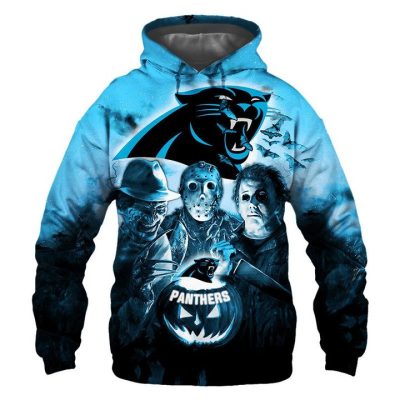 NFL Carolina Panthers Halloween Night Pullover Hoodie