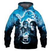 NFL Detroit Lions Halloween Night Pullover Hoodie