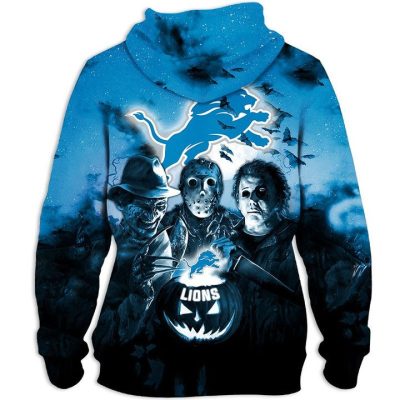 NFL Detroit Lions Halloween Night Pullover Hoodie