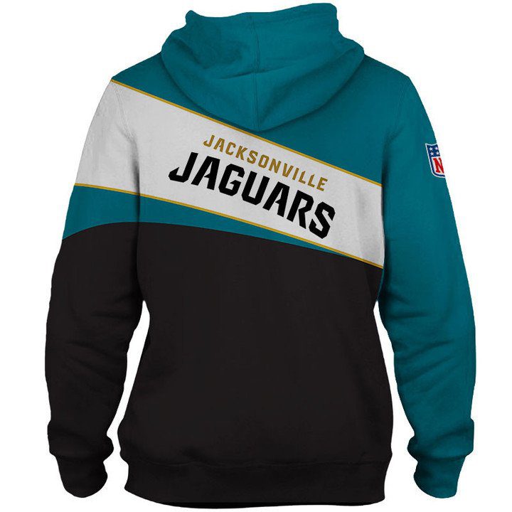 NFL Jacksonville Jaguars Teal Black Pullover Hoodie V5 NFL Jacksonville Jaguars Teal Black Pullover Hoodie V5