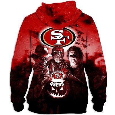 NFL San Francisco 49ers Halloween Horror Night Pullover Hoodie