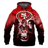 NFL San Francisco 49ers Halloween Horror Night Pullover Hoodie
