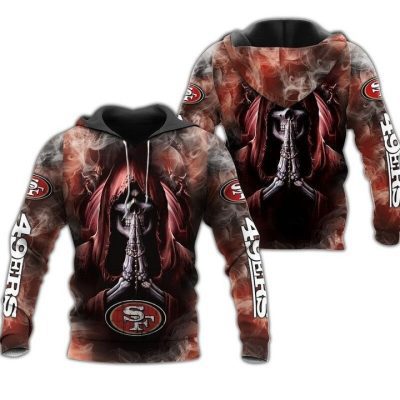 NFL San Francisco 49ers Death Smoke Graphic Pullover Hoodie