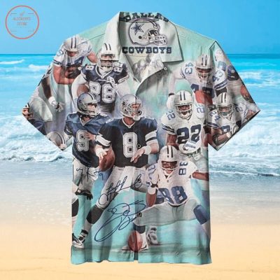 NFL Dallas Cowboys Legends Hawaiian Shirt V2