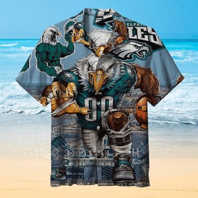 NFL Philadelphia Eagles Mascot Version Hawaiian Shirt
