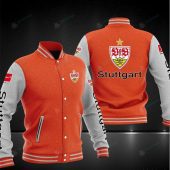 VfB Stuttgart Orange White Baseball Jacket