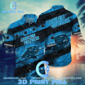 NFL Carolina Panthers Blue Black Hawaiian Shirt