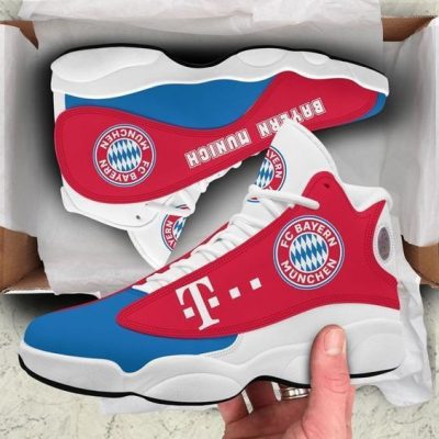 Bayern Munich Red Blue Air Jordan 13 Shoes