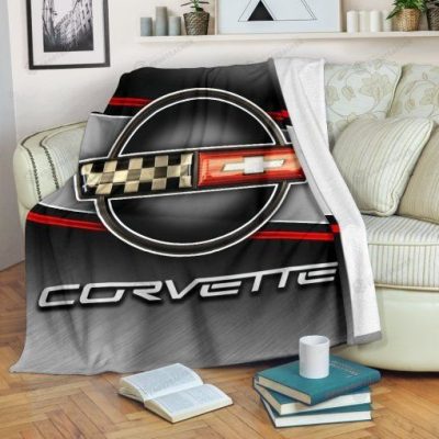 Chevrolet Corvette Fleece Blanket V2