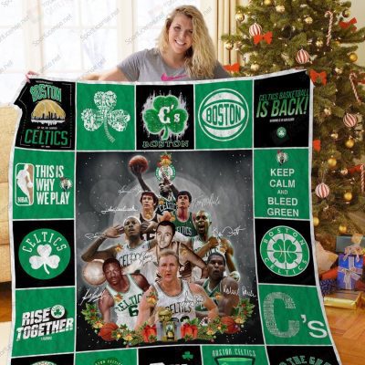 NBA Boston Celtics Quilt Blanket V1
