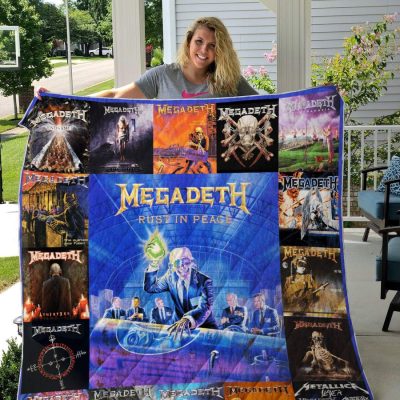 Megadeth Albums Quilt Blanket V2