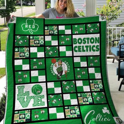 NBA Boston Celtics Quilt Blanket V5