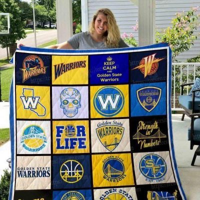 NBA Golden State Warriors Quilt Blanket V3
