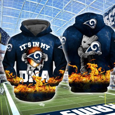 NFL Los Angeles Rams Its In My DNA Pullover Hoodie