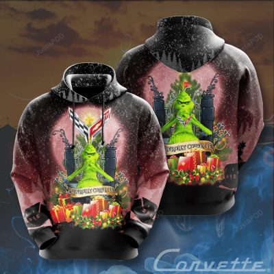 Chevrolet Corvette The Grinch Pullover Hoodie