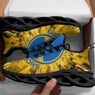 NBA Golden State Warriors Gold Max Soul Shoes