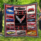 Chevrolet Corvette Quilt Blanket V2