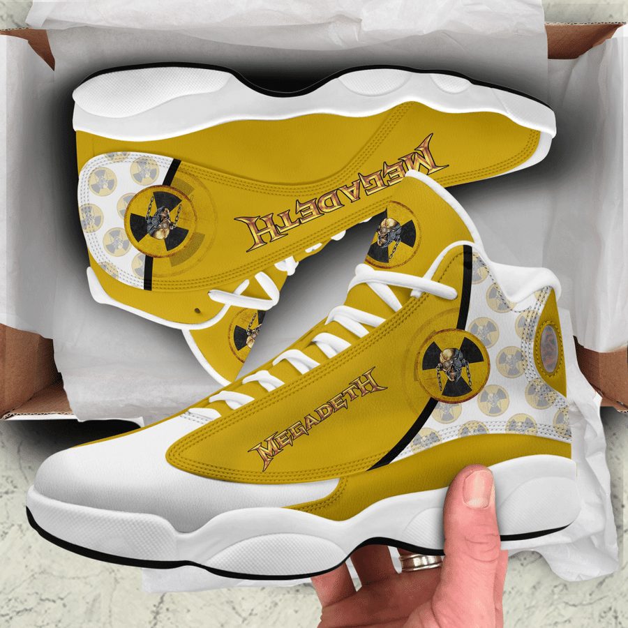 Megadeth Yellow Air Jordan 13 Shoes Megadeth Yellow Air Jordan 13 Shoes